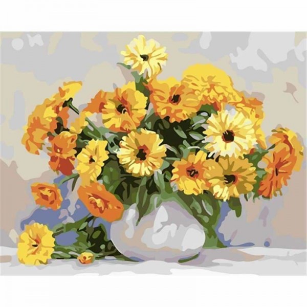Buy Flower In Bottle Diy Paint By Numbers PBN90326