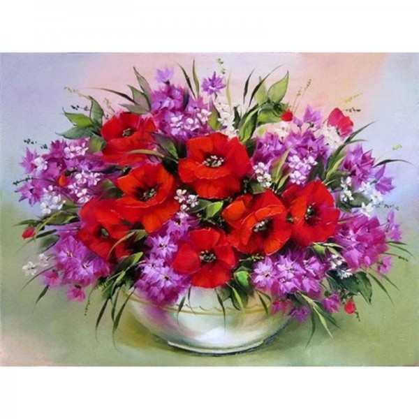 Buy Flower In Bottle Diy Paint By Numbers PBN90316