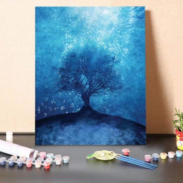 Music Tree Paint By Numbers Kit