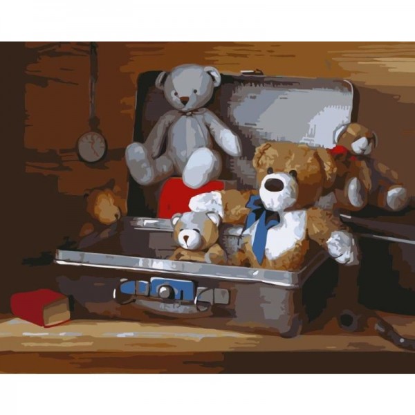 Bear Diy Paint By Numbers Kits