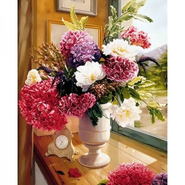 Flower Diy Paint By Numbers Kits
