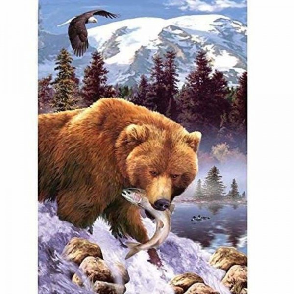 Buy Bear Diy Paint By Numbers Kits