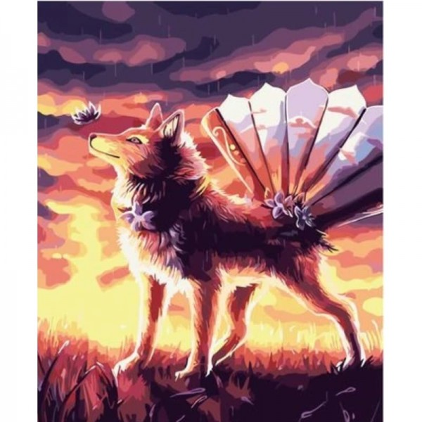 Animal Wolf Diy Paint By Numbers Kits