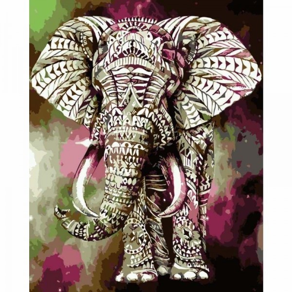 Buy Elephant Diy Paint By Numbers Kits