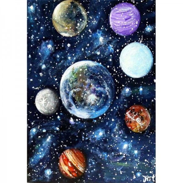 Space Diy Paint By Numbers Kits