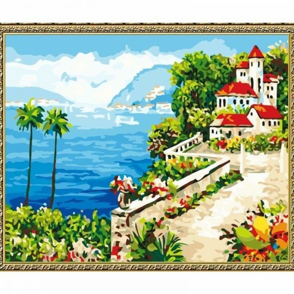 Landscape Town Diy Paint By Numbers Kits