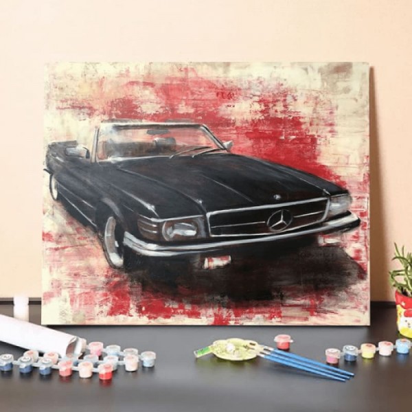 Paint by Numbers Kit-Car Of Darkness