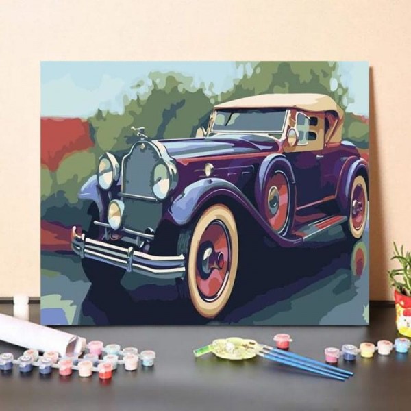 Paint By Numbers Kit Classic Car