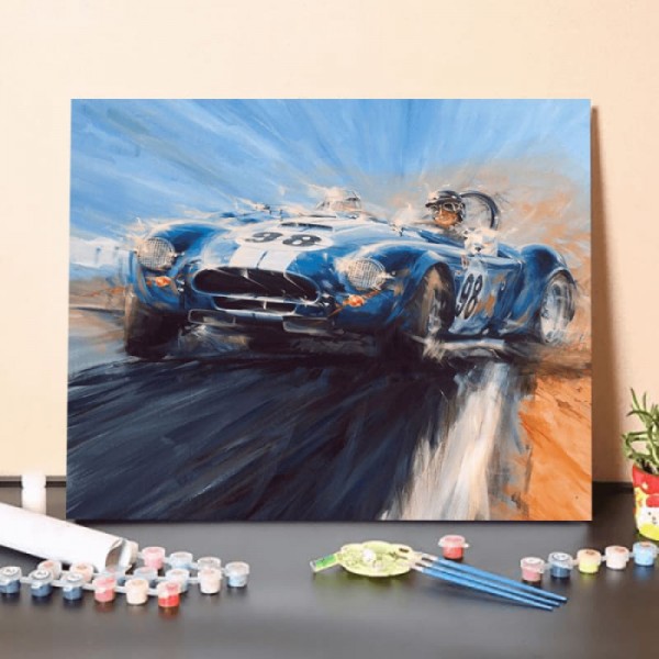 Paint by Numbers Kit-Automotive Art