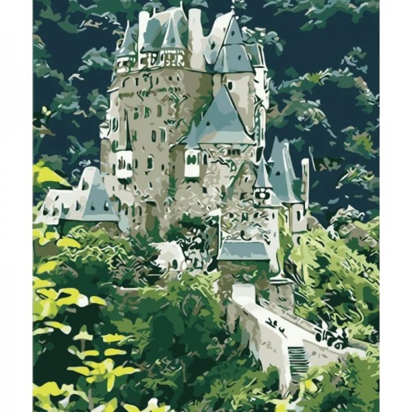Buy Landscape Castle Diy Paint By Numbers Kits