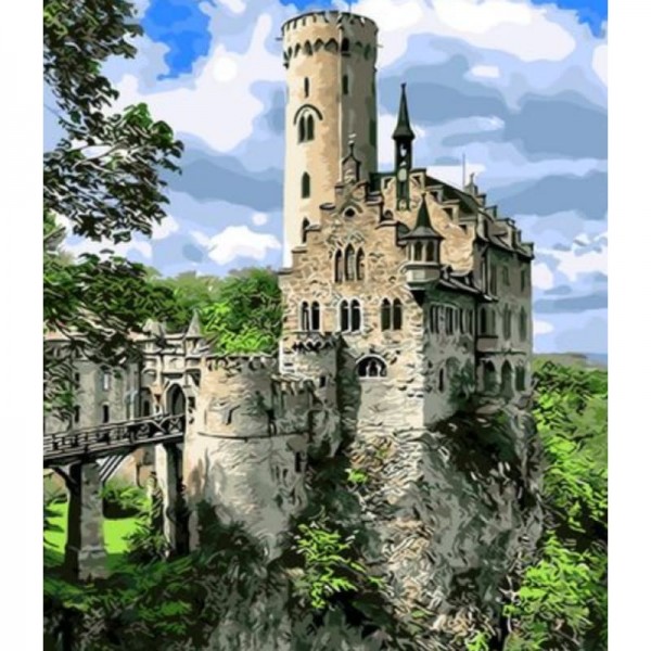 Landscape Castle Diy Paint By Numbers Kits