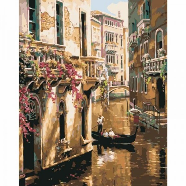 Order Landscape Town Diy Paint By Numbers Kits