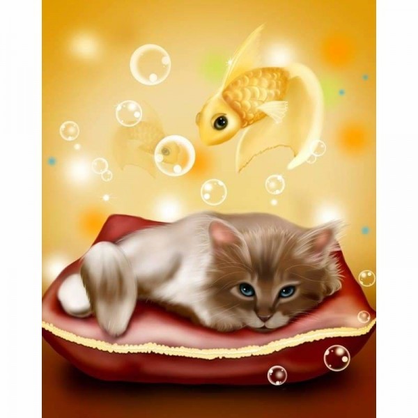 Buy Cat Fish Diy Paint By Numbers Kits