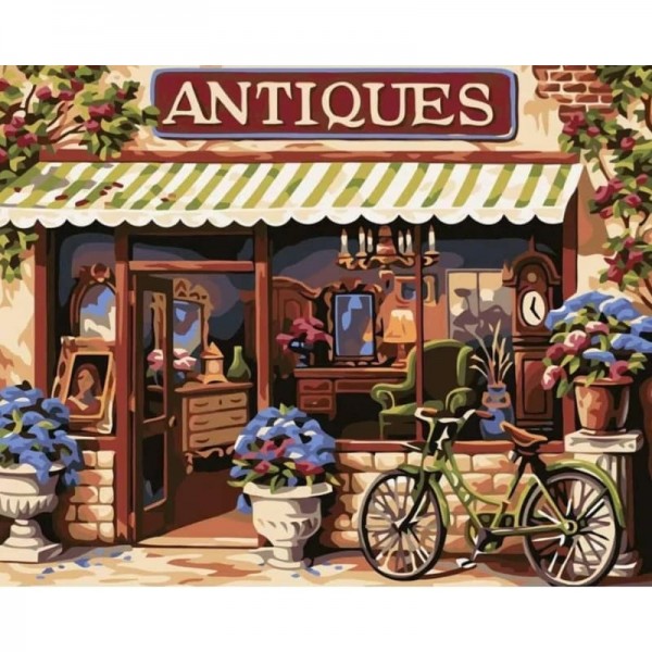 Order Flower Store Landscape Diy Paint By Numbers Kits