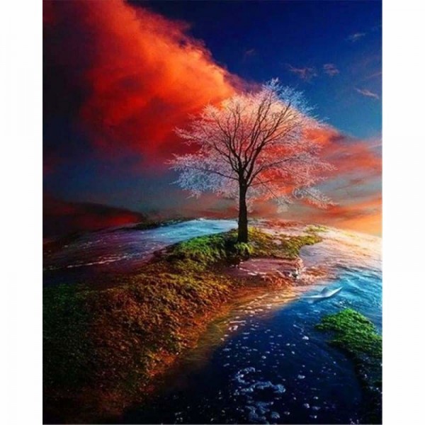 Order Landscape Tree Diy Paint By Numbers Kits