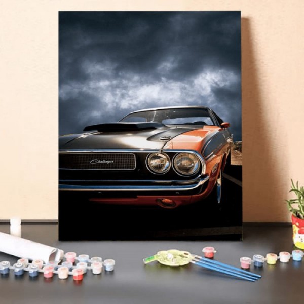 Paint by Numbers Kit-Luxury Cars