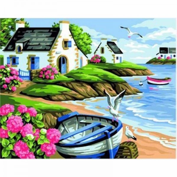 Boat Diy Paint By Numbers Kits