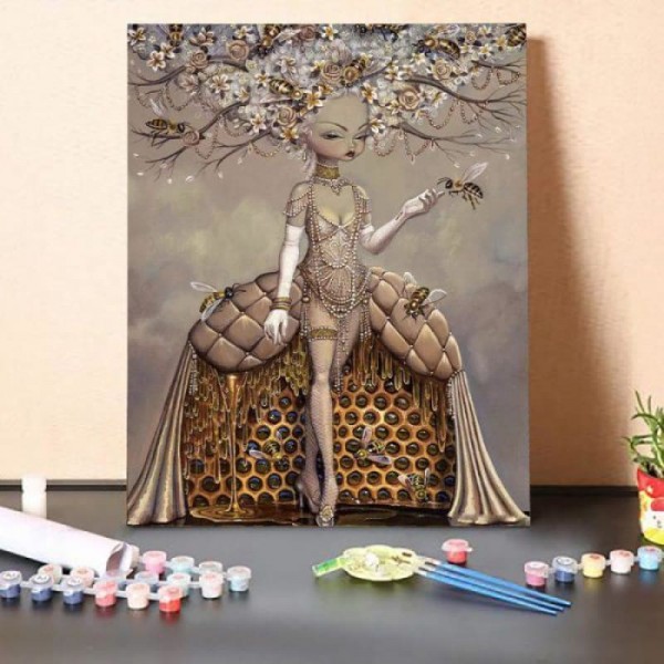 Paint By Numbers Kit-Hive Queen