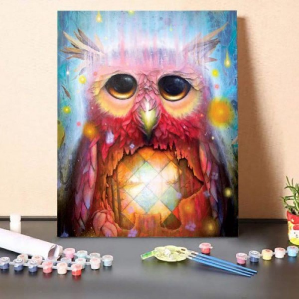 Paint by Numbers Kit-Mysterious Owl