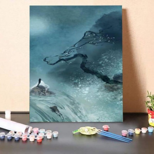 Paint by Numbers Kit-Waterfall Hermit