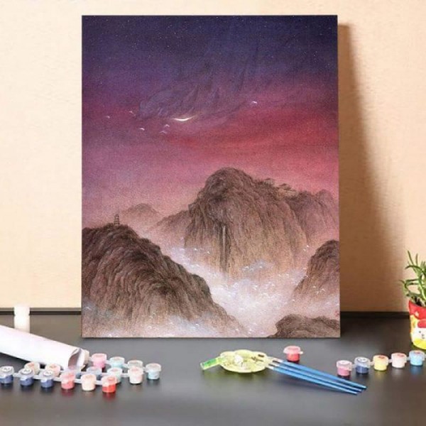 Paint by Numbers Kit-Evil mountain