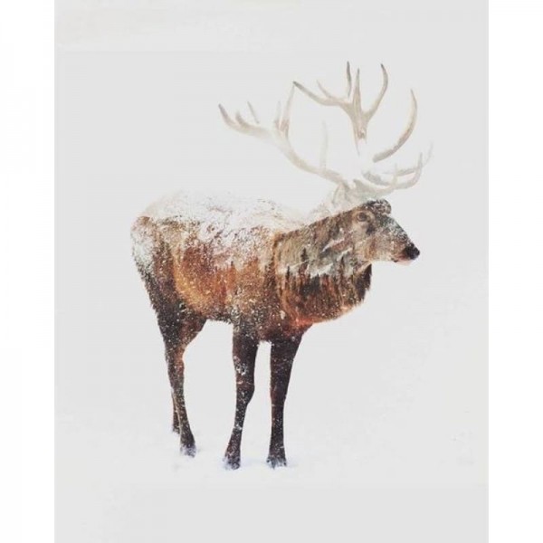 Buy Animal Deer Diy Paint By Numbers Kits
