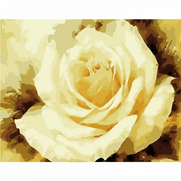 Yellow Rose Diy Paint By Numbers Kits