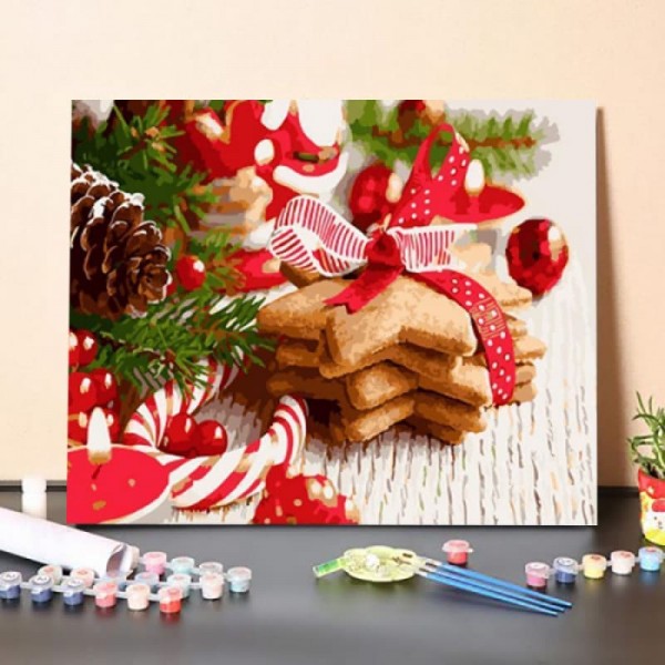 Christmas Cookies – DIY Painting By Numbers Kit