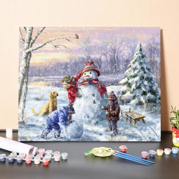 Merry Cristmas – Paint By Numbers Kit