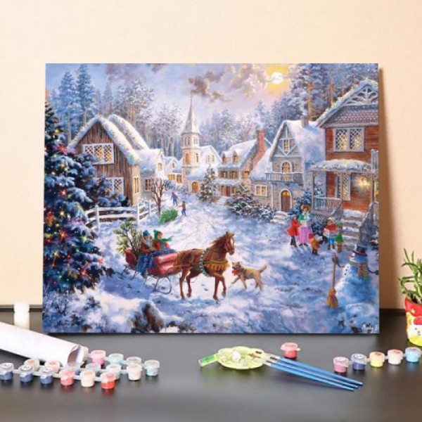 Merry Christmas – Paint By Numbers Kit