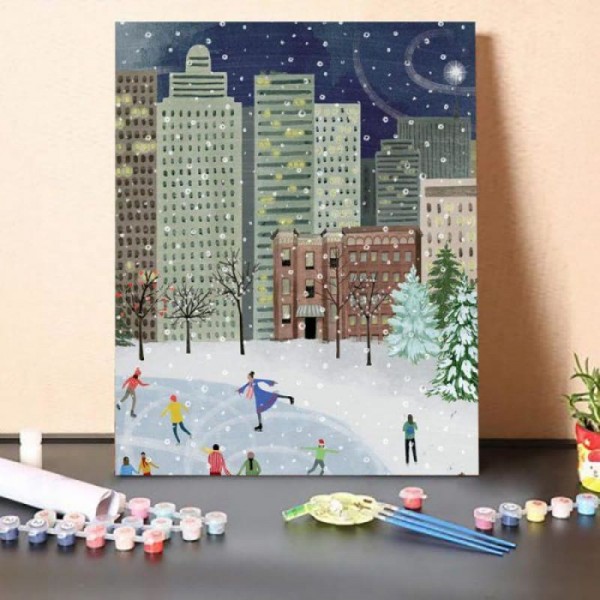 Christmas in the City II – Paint By Numbers Kit