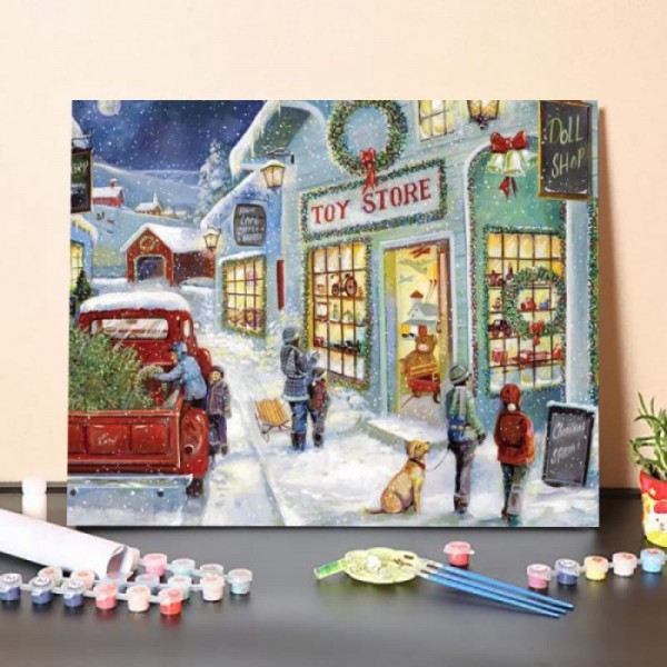 Toy Shop – Paint By Numbers Kit