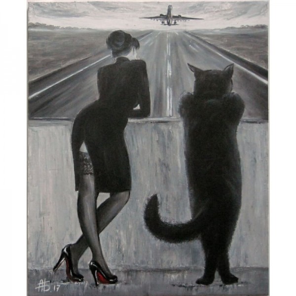 Cat Woman Diy Paint By Numbers Kits