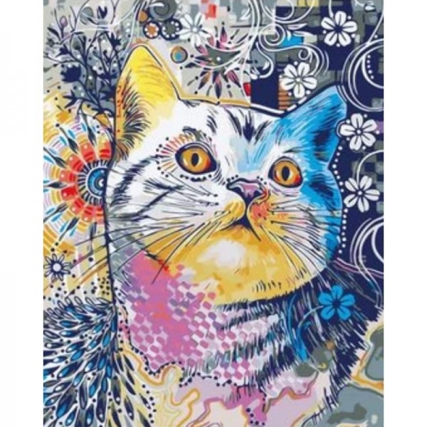 Cat Diy Paint By Numbers Kits
