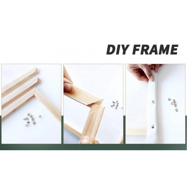 Snowy Cabin in the Woods – DIY Paint by Number Kits