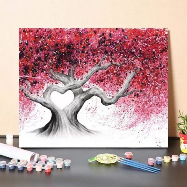 Paint by Numbers Kit – Trees Of Love
