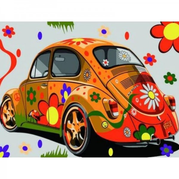 Order Beetle Car Diy Paint By Numbers Kits