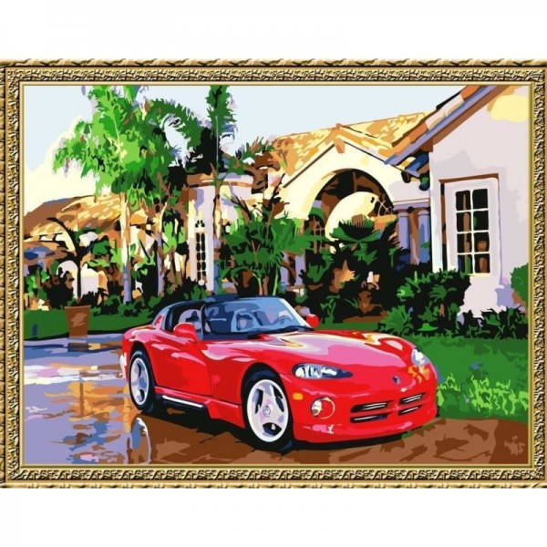 Order Car Diy Paint By Numbers Kits