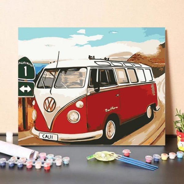 Paint By Numbers Kit VW California Camper
