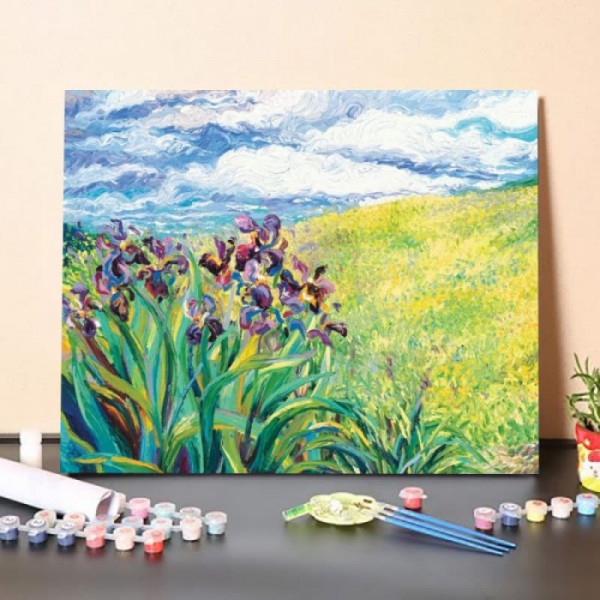Paint By Numbers Kit-Orchid Grass