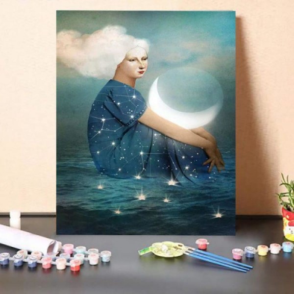 Paint by Numbers Kit-The Moon