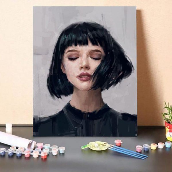 Paint By Numbers Kit-Eyes Closed
