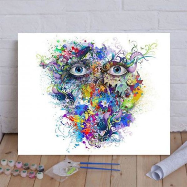 Paint by Numbers Kit Mysterious eyes