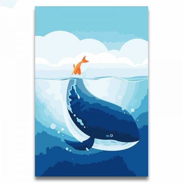 Order Whales Diy Paint By Numbers Kits