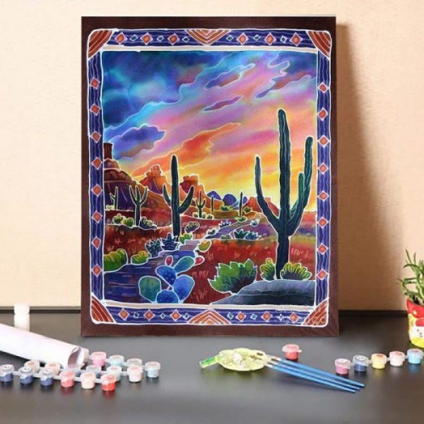 Paint By Numbers Kit Sonoran Desert Sunset
