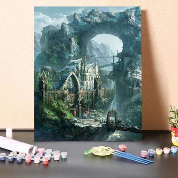 Paint by Numbers Kit Beautiful Castle