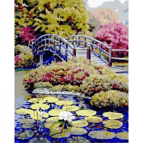 Buy Landscape Bridge Diy Paint By Numbers Kits