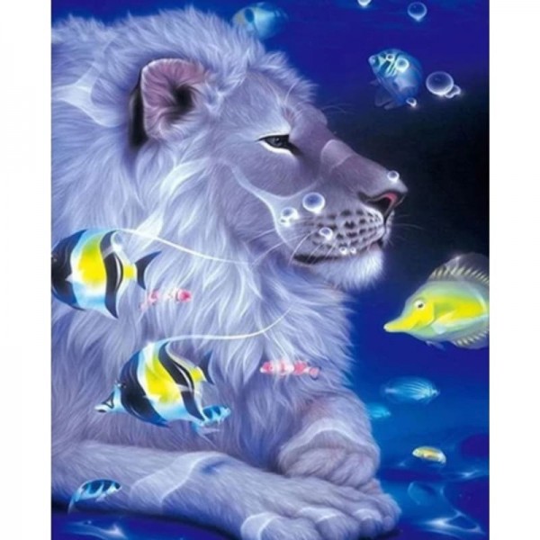 Buy Animal Lion Paint By Numbers Kits