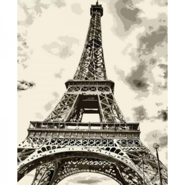 Buy Landscape Eiffel Tower Diy Paint By Numbers Kits