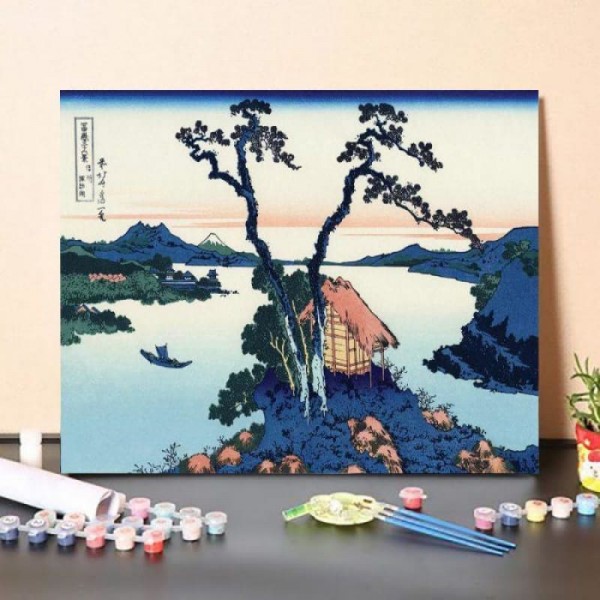 Paint by Numbers Kit- Lake Suwa In The Shinano Province